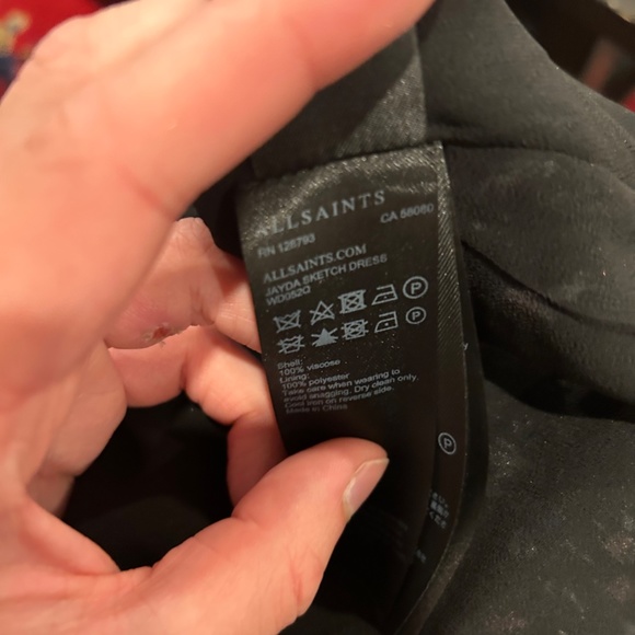 All Saints Floral Jayda Sketch Dress - Picture 6 of 6